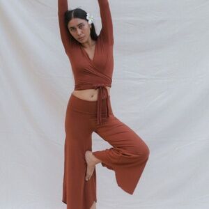 XS Indigo Luna Layla Flares Pants | Spice